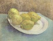 Vincent Van Gogh Still life with Lemons on a Plate (nn04) oil painting picture wholesale